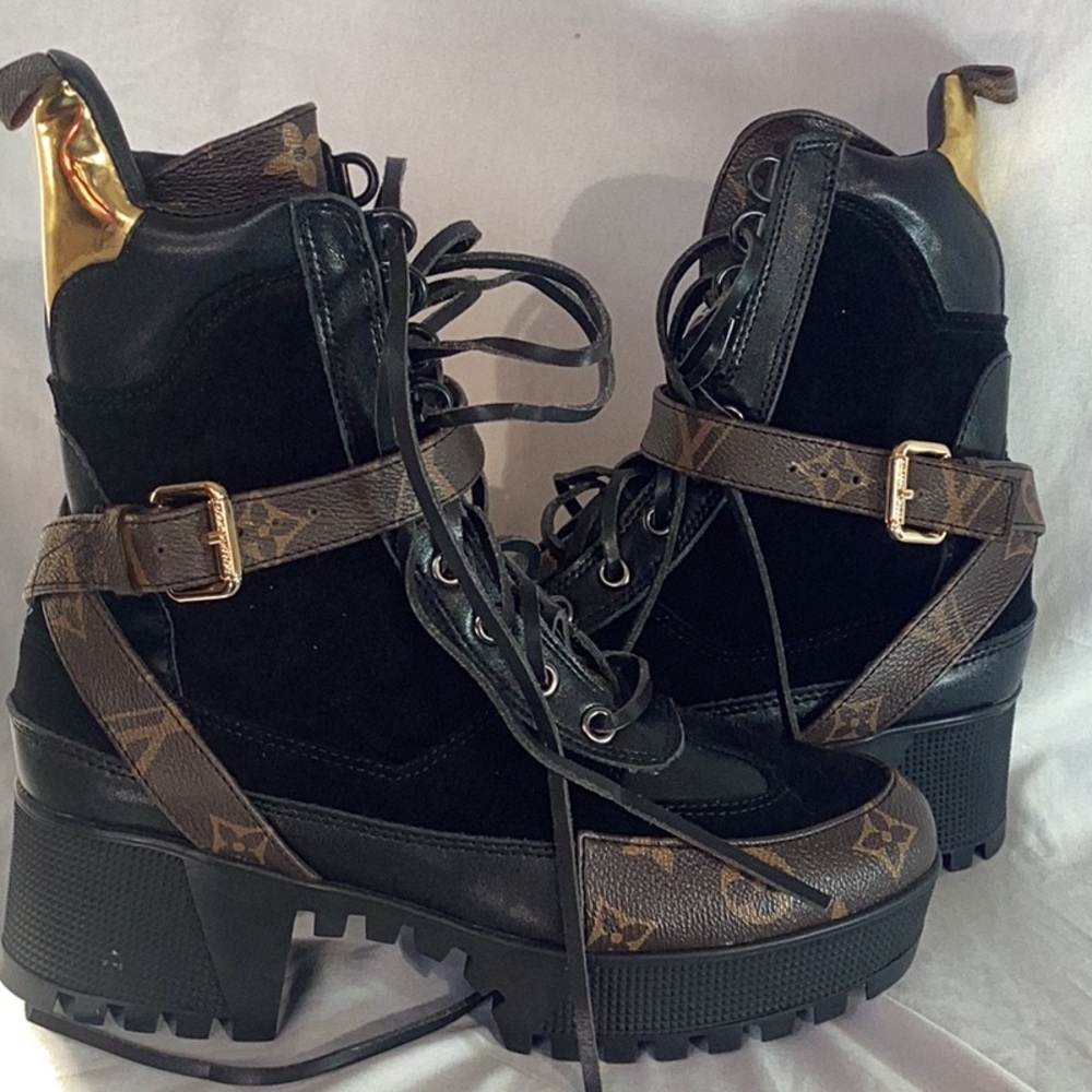 Luxury combat boots - Picture 2 of 9